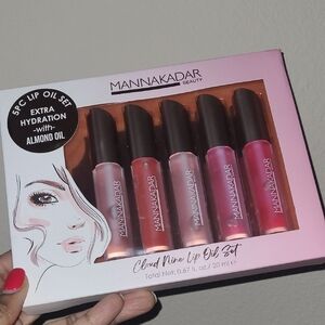 Manna Kadar Beauty Lip Oil Set - 5 Colors